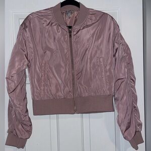 Forever 21 Dusty Pink Bomber Jacket